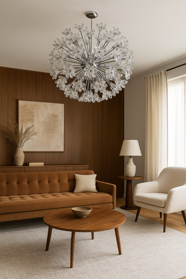 Murano “Ice Flower Sputnik” | Паоло Венини × VeArt, Италия, 1960-е — изображение 3